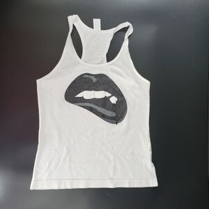 Zumba Biting Lip Tank Top Size Small